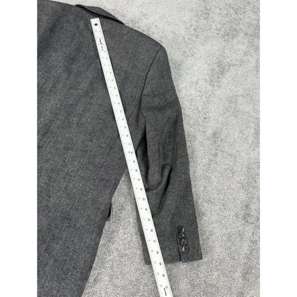 Hugo Boss Suit Jacket 40 R Black Cashmere Colombo Rossellini Designer Luxury USA